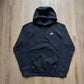 Nike Black Embroidered Logo Hoodie