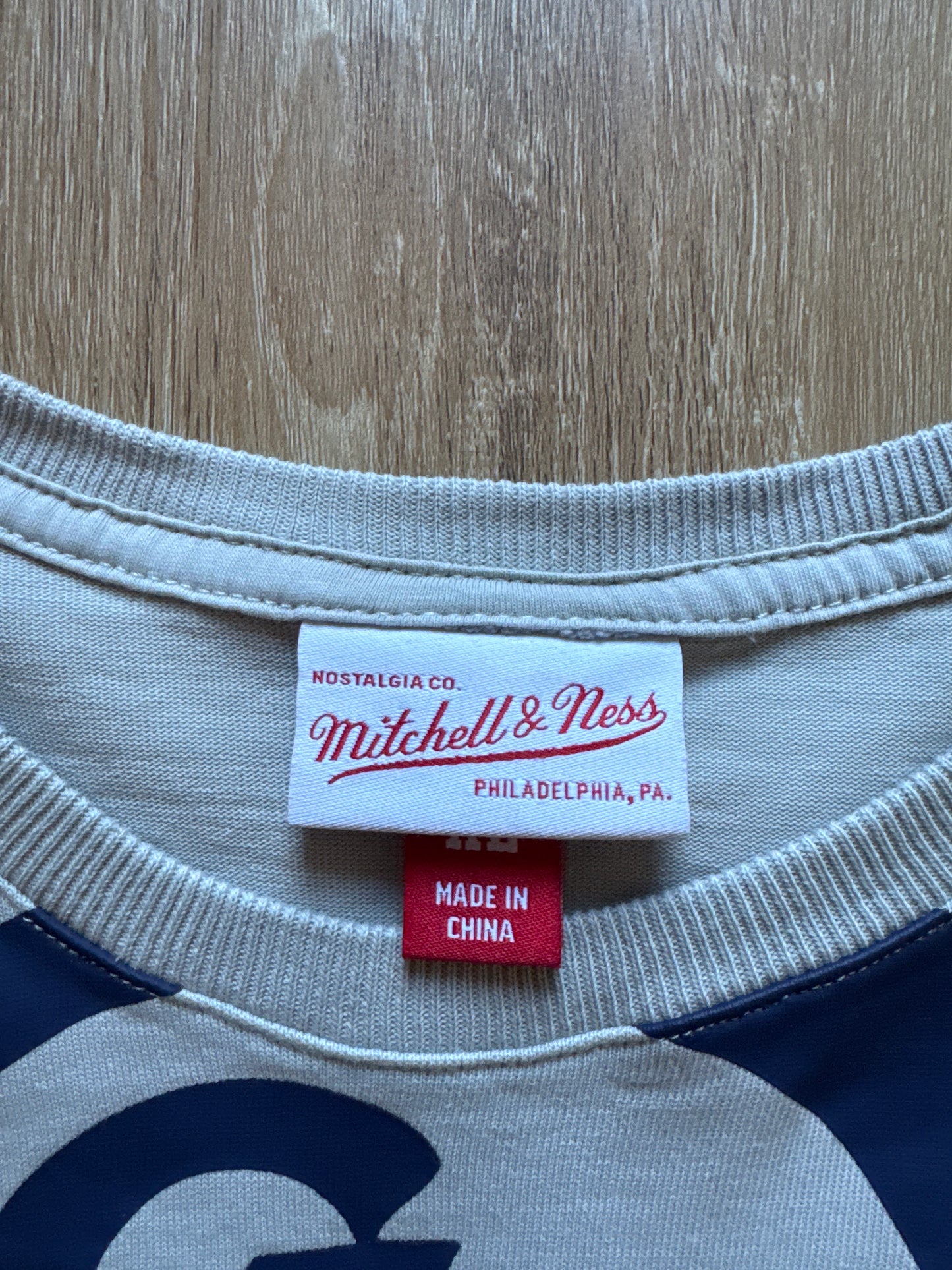 Mitchell & Ness College Vault Georgetown Hoya All Over Print Tee