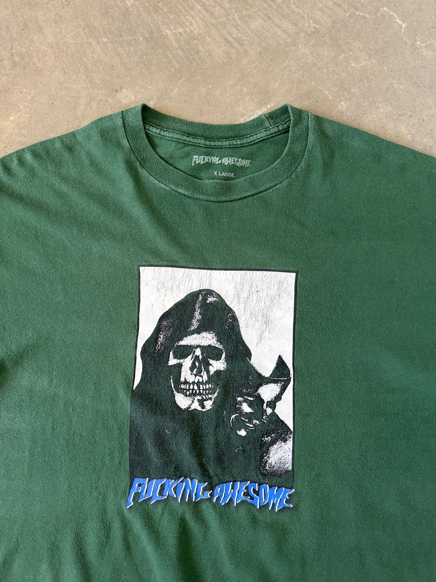 Fucking Awesome Santana Forest Green Tee