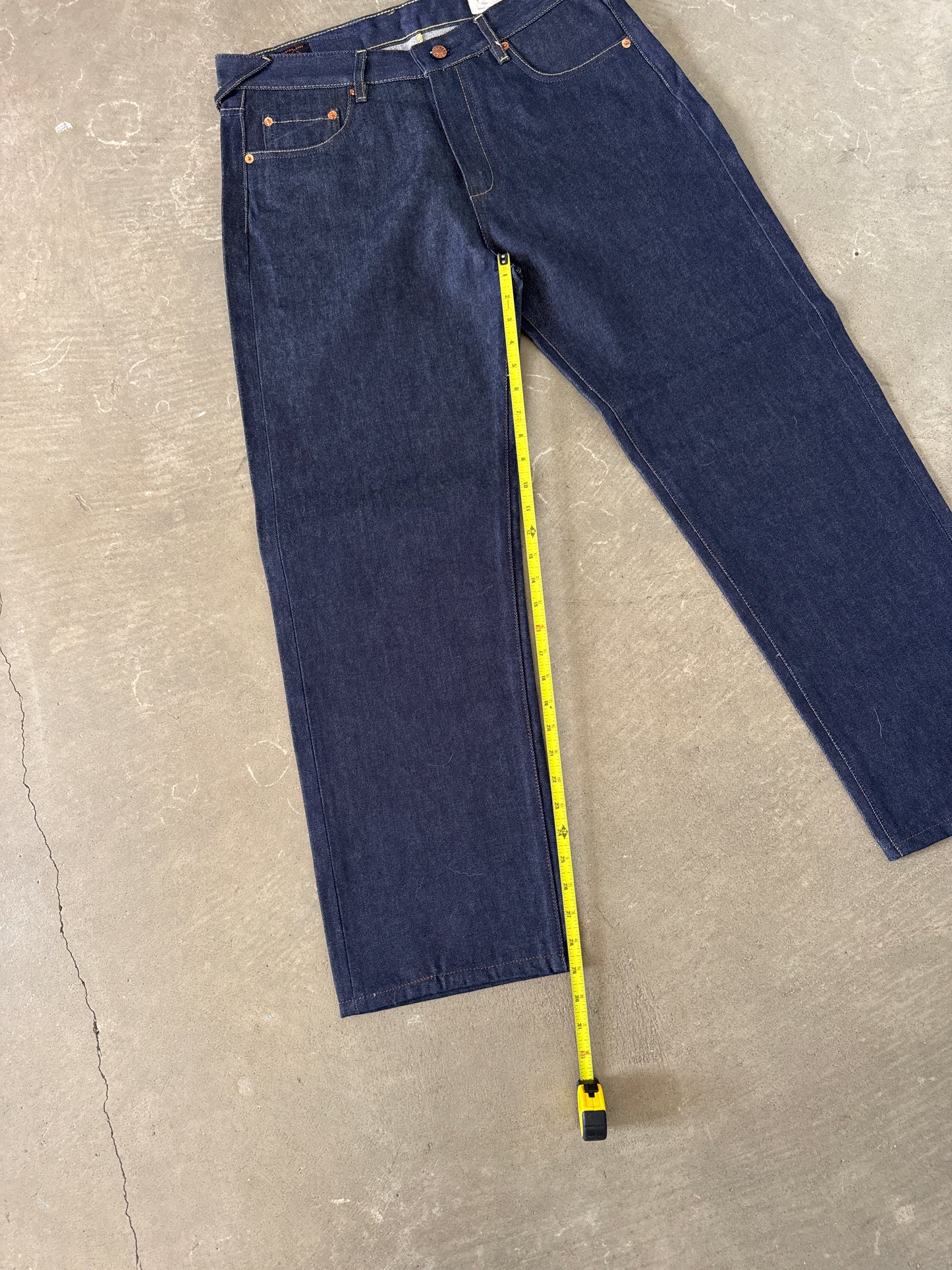 Evisu Embroidered Japanese Art Salvage Denim Jeans