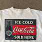 Vintage 1993 Coca Cola Sold Here Tee