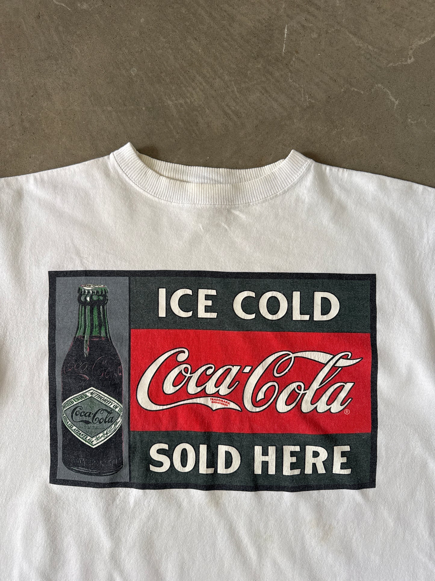 Vintage 1993 Coca Cola Sold Here Tee