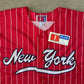 Vintage Team J Plus City Boys New York Yankees Pin Stripe Baseball Jersey