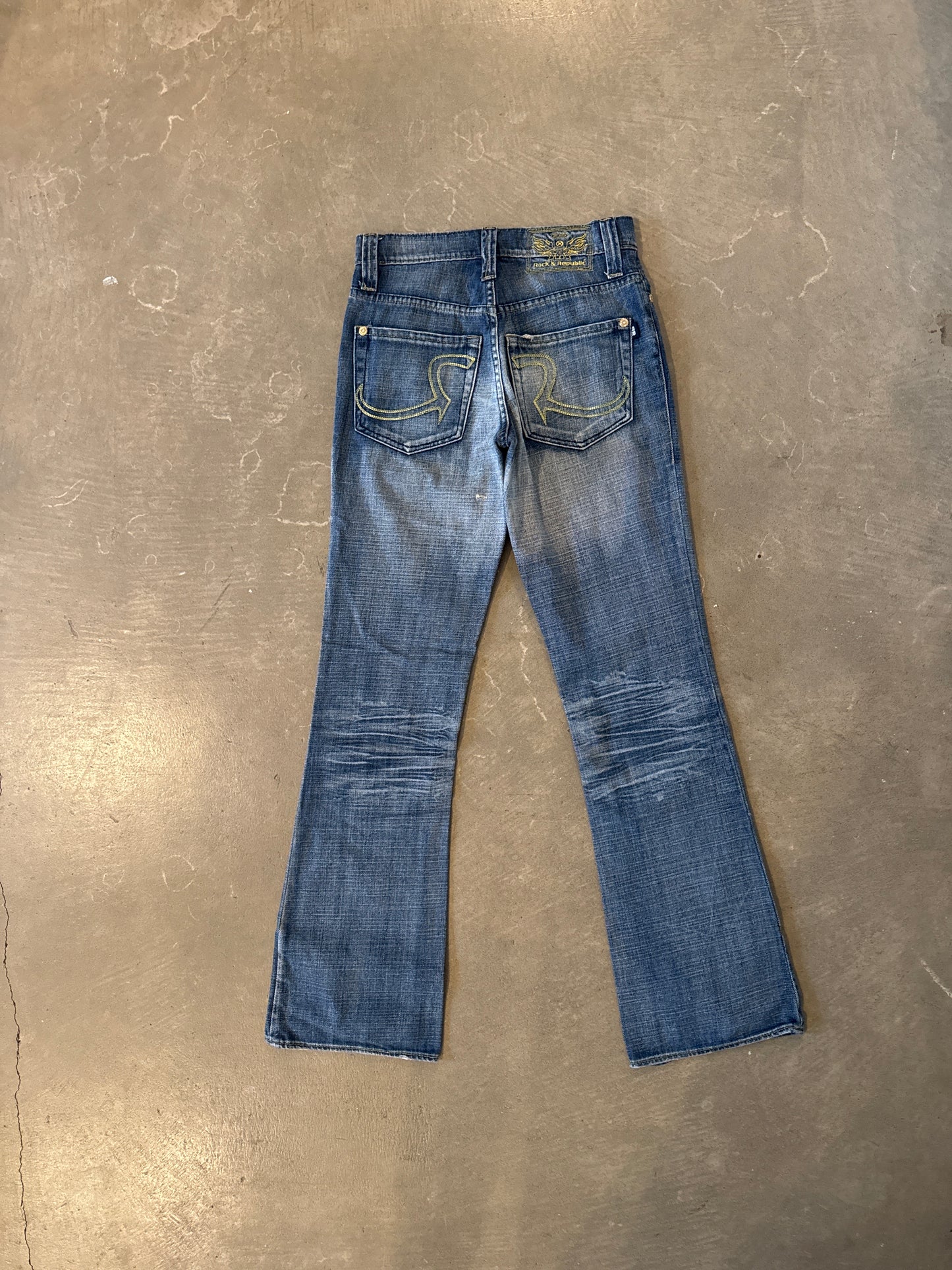 Y2K Women’s Rock & Republic Faded Denim Jeans