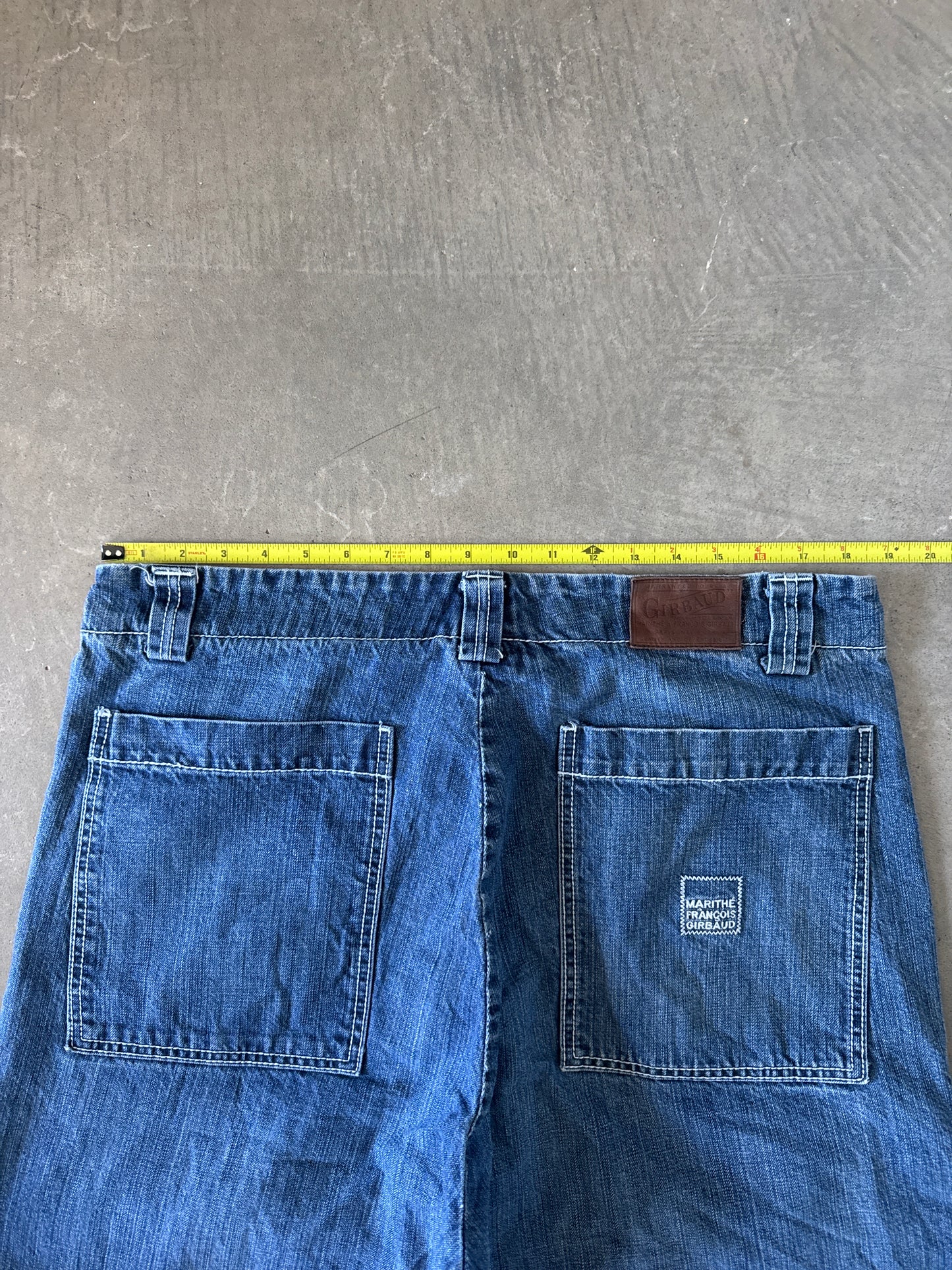 Vintage Y2K Marithe + Francois Girbaud Baggy Bondage Denim Jeans