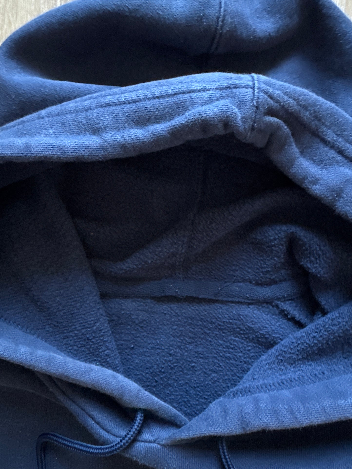 Vintage Nike Navy Embroidered Logo Hoodie