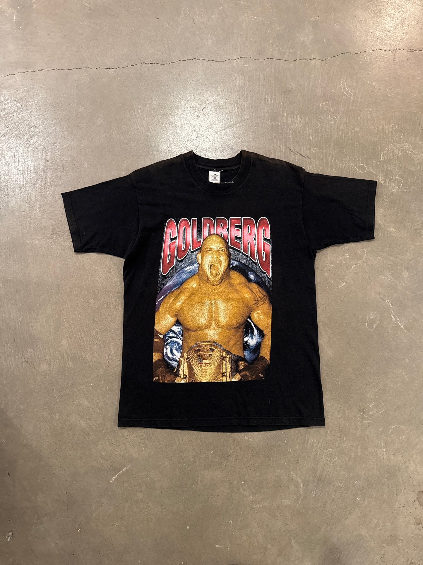 Vintage 90s Goldberg WCW Rap Tee