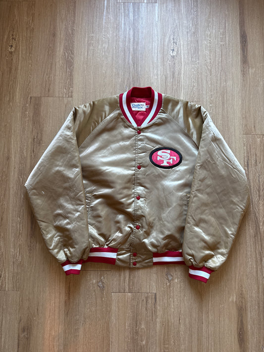 Vintage 80s Chalk Line San Francisco 49ers Satin Jacket
