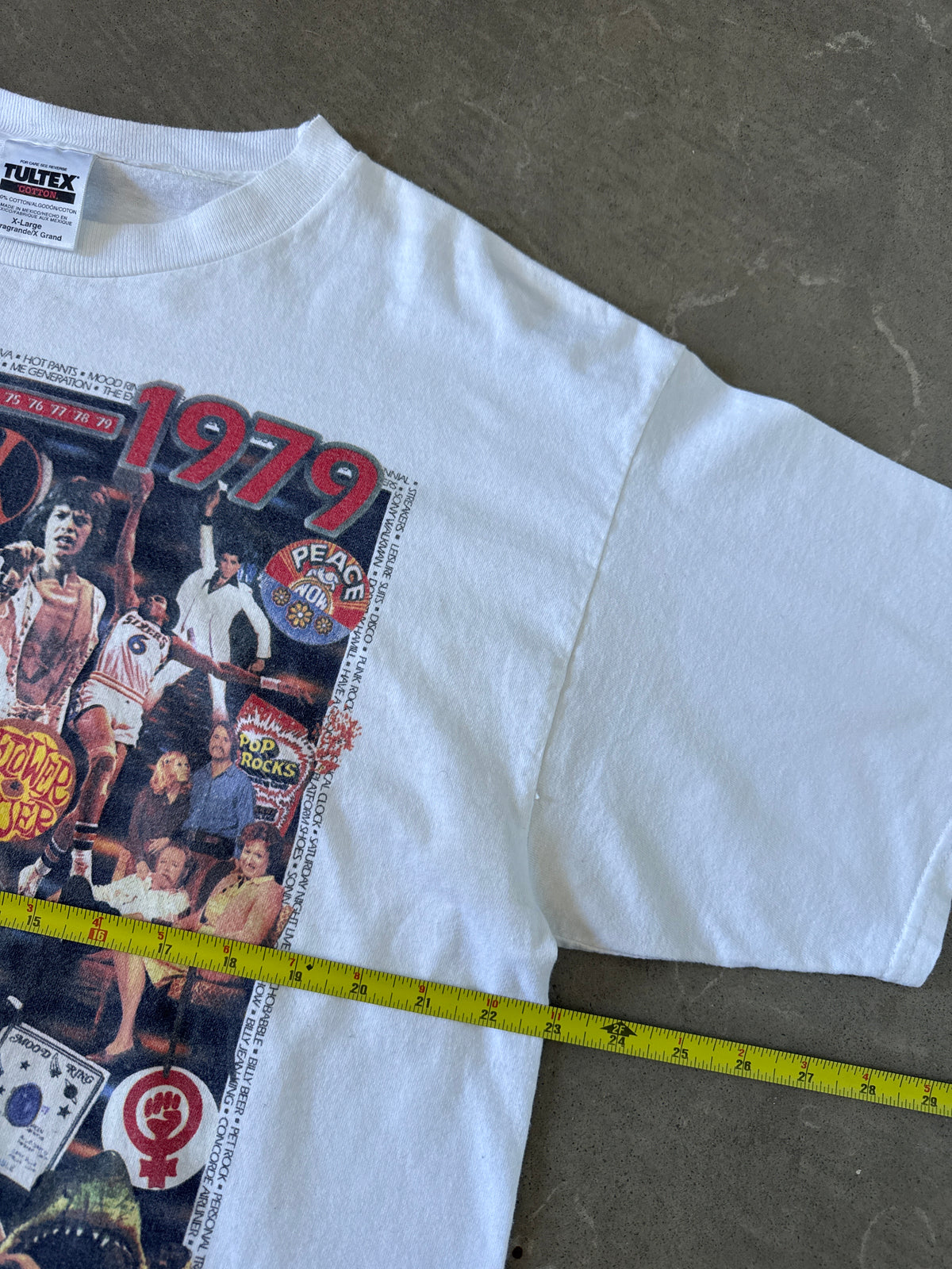 Vintage 1999 Nostalgia Collage 1970 - 1979 Decade Tee