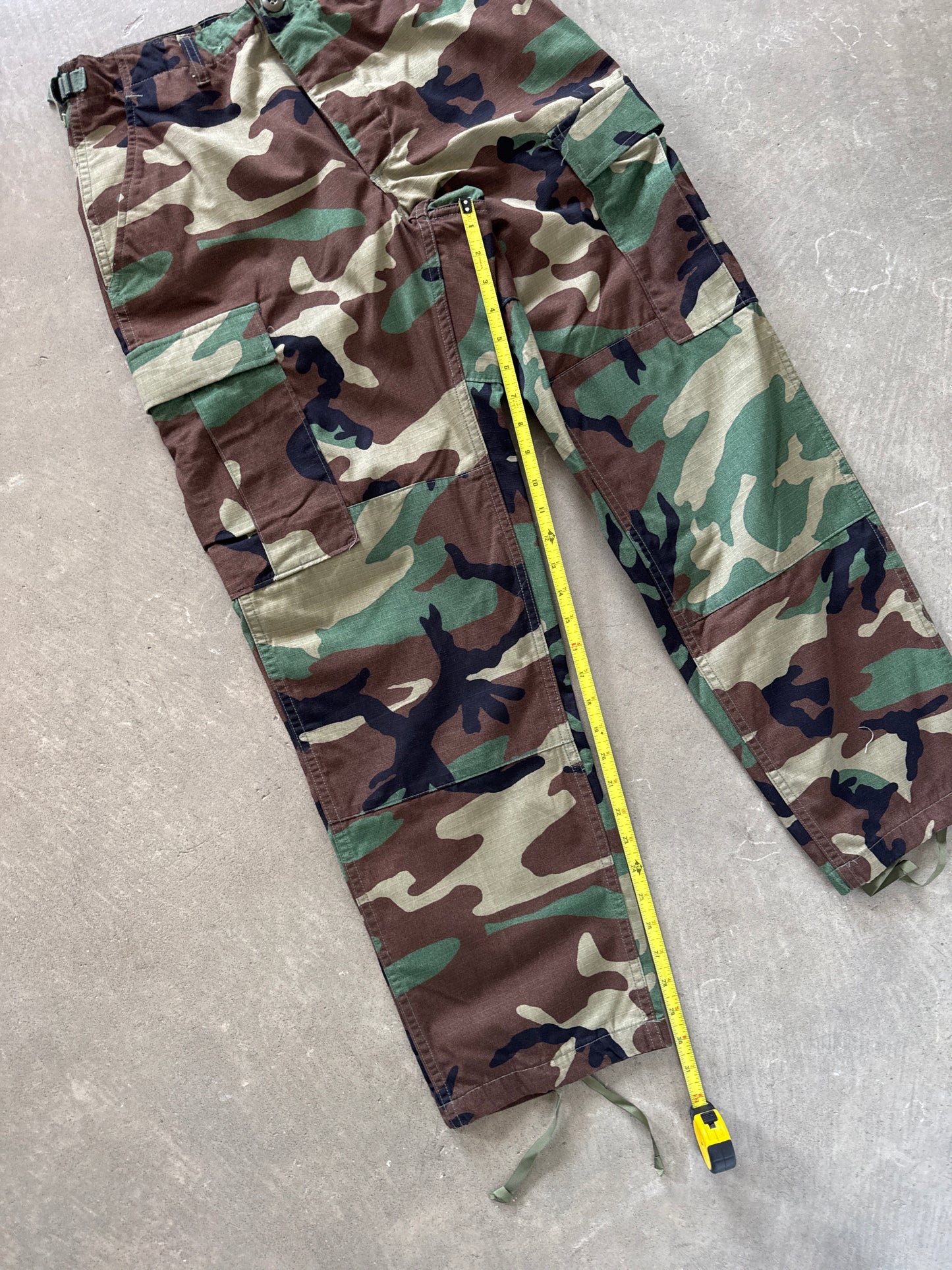 Vintage Military Camo Cargo Pants