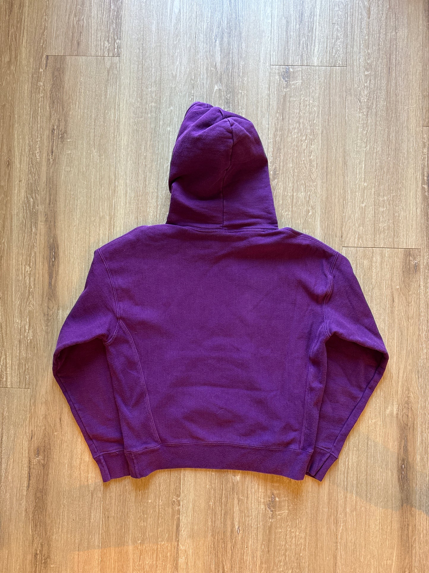 Champion Youth Purple Reverse Weave Logo Hoodie