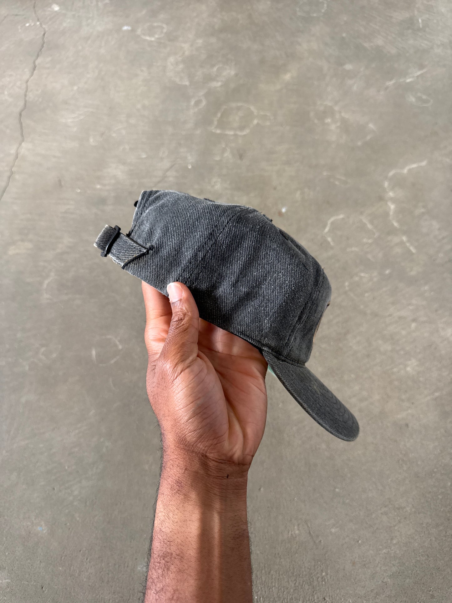Vintage 90s Nike Faded 3D Swoosh Strapback Hat