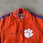 Vintage 90s Nike Clemson University Tigers Embroidered Varsity Jacket