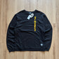 Vintage 1995 Wu Wear Wu Tang Clan Crewneck Pullover Black Sweatshirt