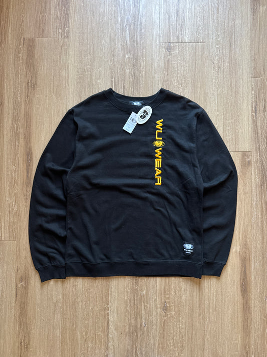 Vintage 1995 Wu Wear Wu Tang Clan Crewneck Pullover Black Sweatshirt