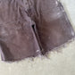 Vintage Carhartt Distressed Faded Brown Double Knee Cut Off Shorts