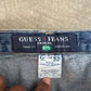 Vintage 90s Guess Jeans Pascal Loose Fit Tapered Leg Dark Washed Denim Jeans