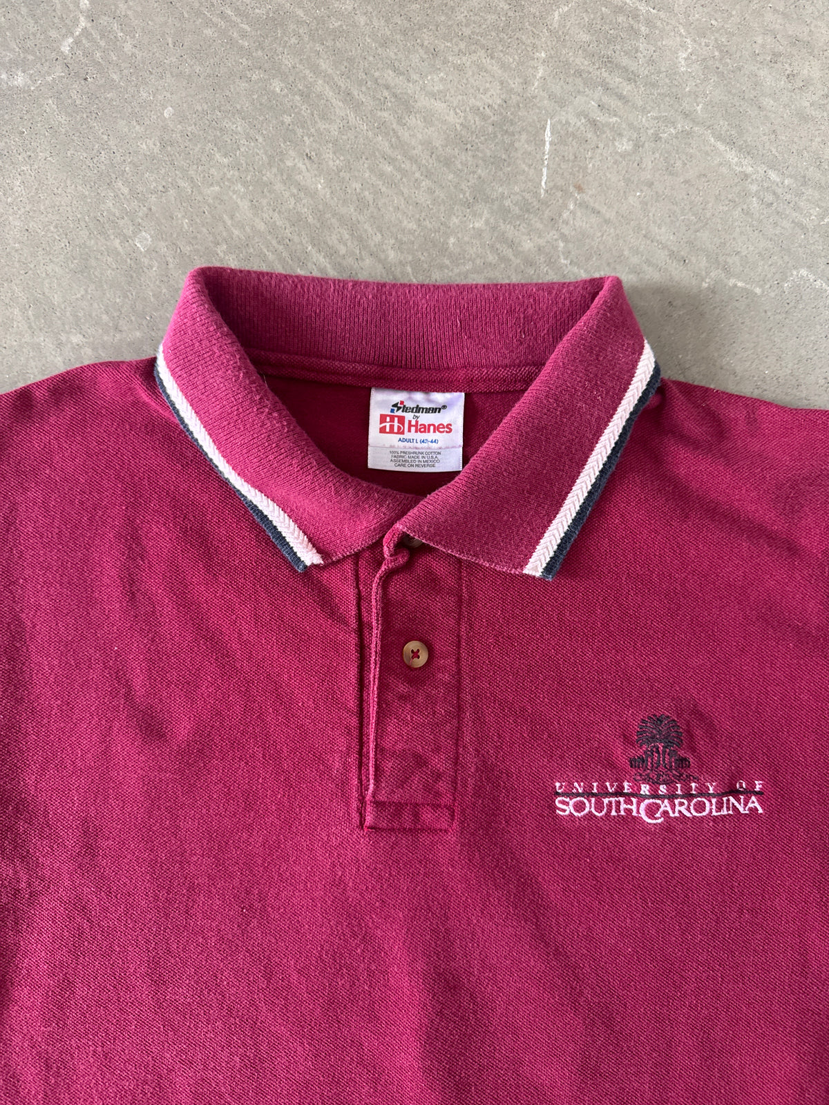 Vintage University Of South Carolina Gamecocks Polo Shirt