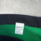 Vintage 90s Exhaust Malcolm X Embroidered Black Denim Shorts