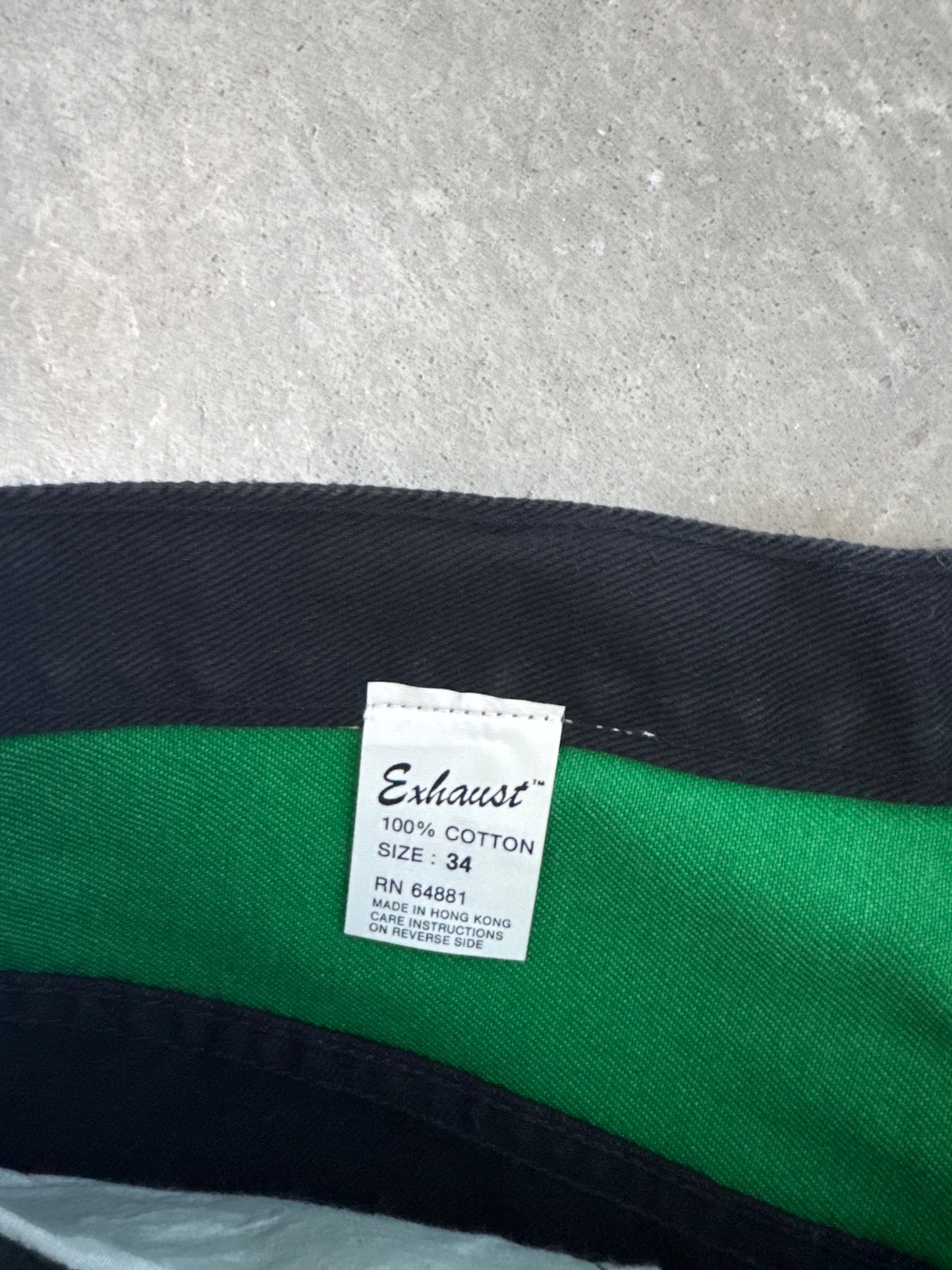 Vintage 90s Exhaust Malcolm X Embroidered Black Denim Shorts