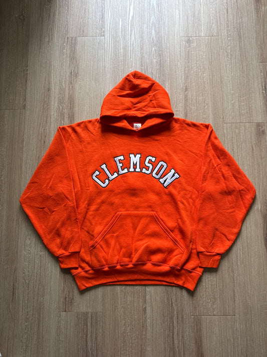 Vintage University Of Clemson Tigers Logo Hoodie