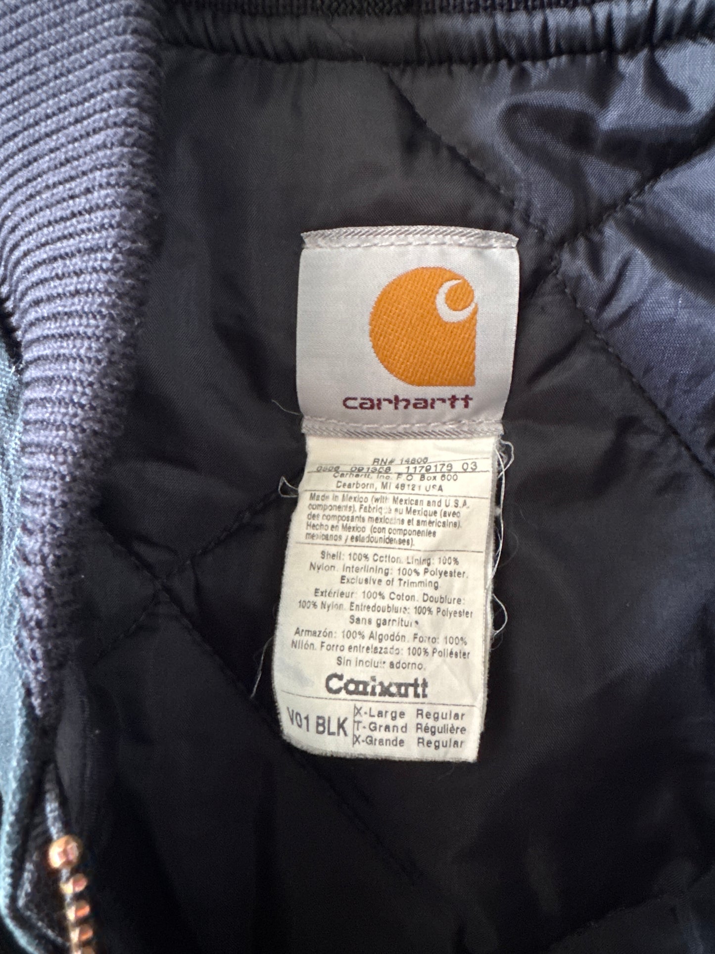 Vintage Carhartt Black Logo Vest