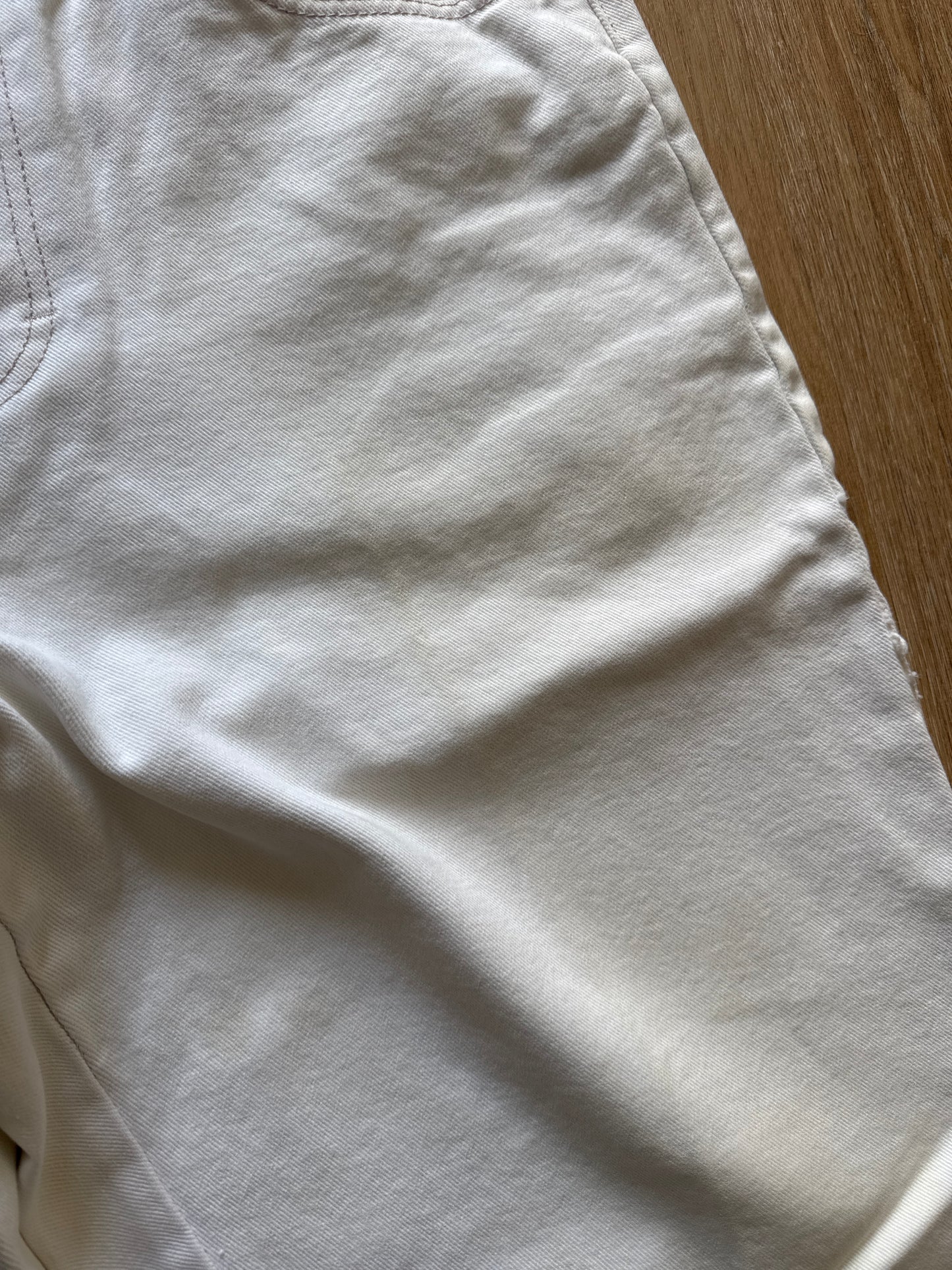 Vintage Boss Denim Cream Baggy Jeans