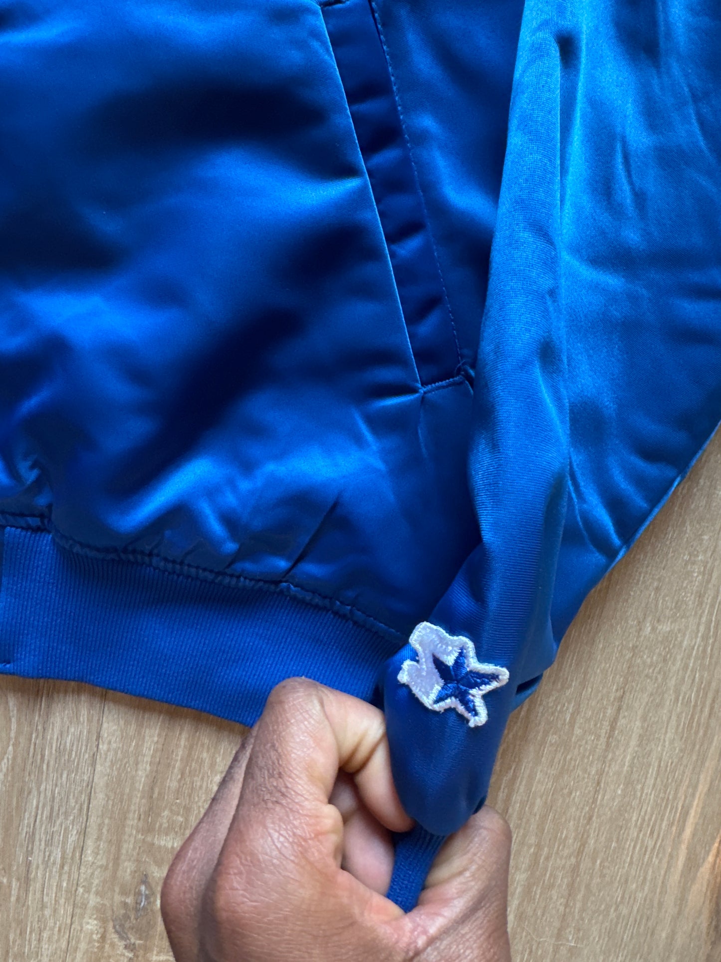 Vintage 90’s Starter New York Giants Satin NFL Bomber Jacket