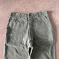 Vintage 70s Vietnam Era OG-107 Military Utility US Army Fatigue Olive Green Trousers
