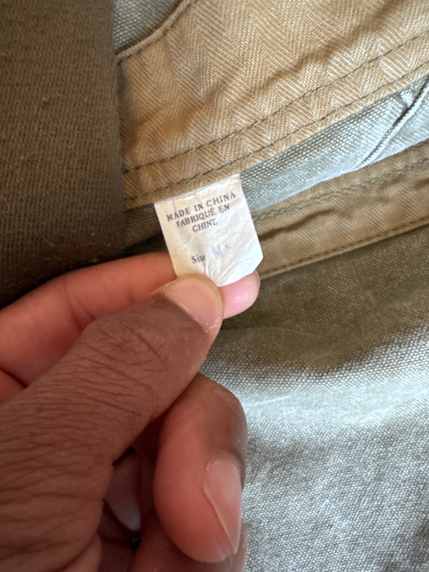 Vintage Sample Experimental Polo Ralph Lauren Double RL Co Naval Equipment Dept. Contract NXS 01722 Rennick Overall