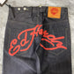 Vintage Ed Hardy Red Logo Pants
