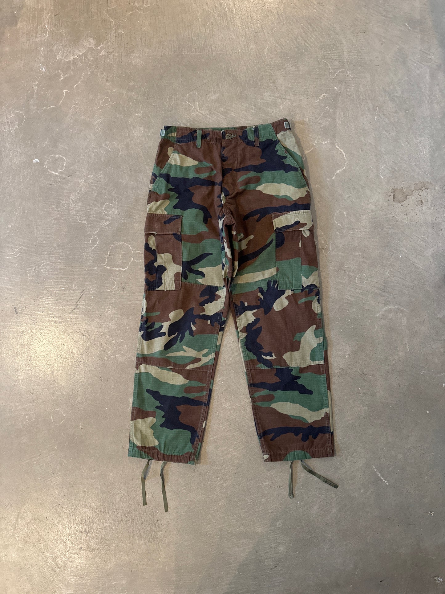 Vintage Military Camo Cargo Pants