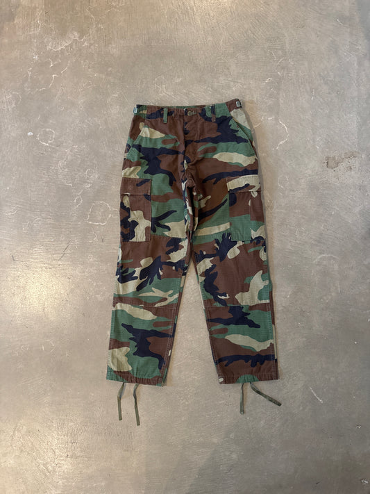 Vintage Military Camo Cargo Pants