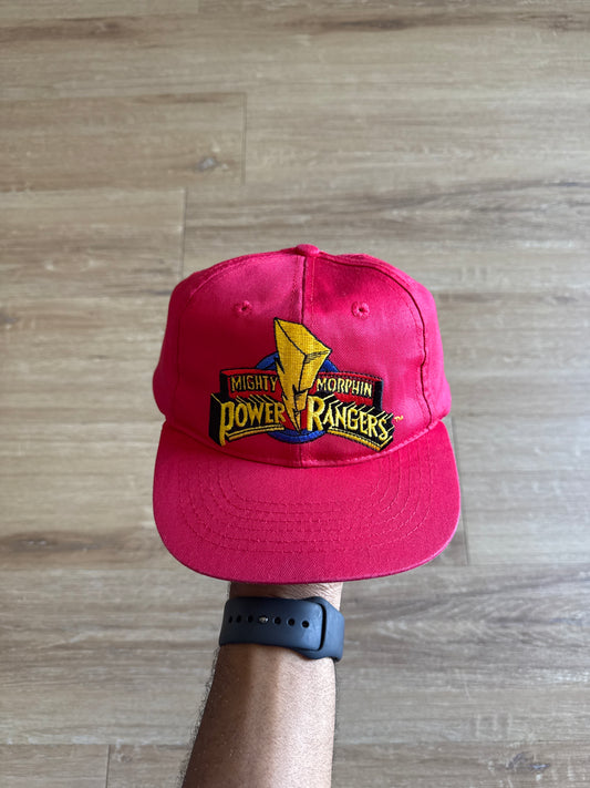 Vintage 90s Youth Mighty Morphin Power Rangers Snapback Hat
