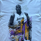 Mitchell & Ness Hardwood Classics Shaquille O'Neal Los Angeles Lakers Player Burst Tee