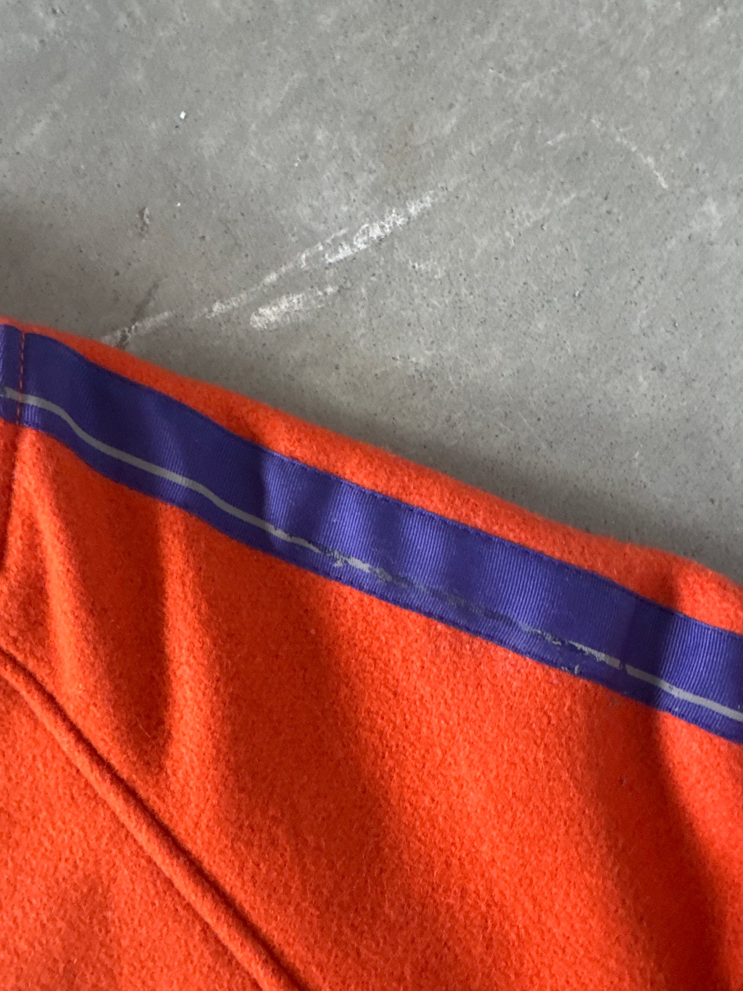 Vintage 90s Nike Clemson University Tigers Embroidered Varsity Jacket