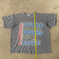 Vintage 1995 Looney Tunes Taz Tasmanian Devil Warning Boxy Fit Tee