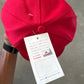 Vintage 90s Nike Logo Red Elastic Fitted Hat