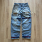Vintage Marithe Francois Girbaud Distressed Thrashed Utility Pants