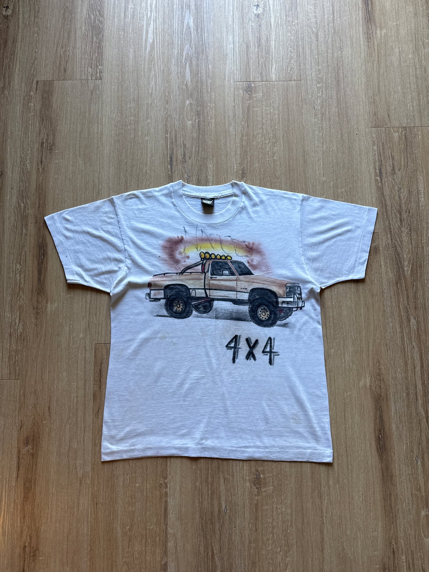 Vintage 80s 4x4 Off Road Lifted Square Body Truck Tee