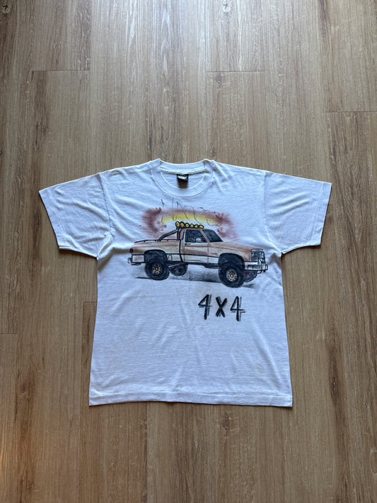 Vintage 80s 4x4 Off Road Lifted Square Body Truck Tee