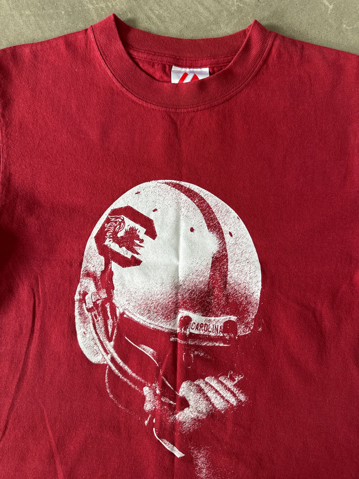 Vintage 90s University Of South Carolina Gamecocks Cocks Helmet Tee