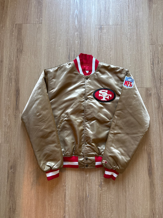 Vintage 90s Starter Pro Line NFL San Francisco 49er Satin Jacket