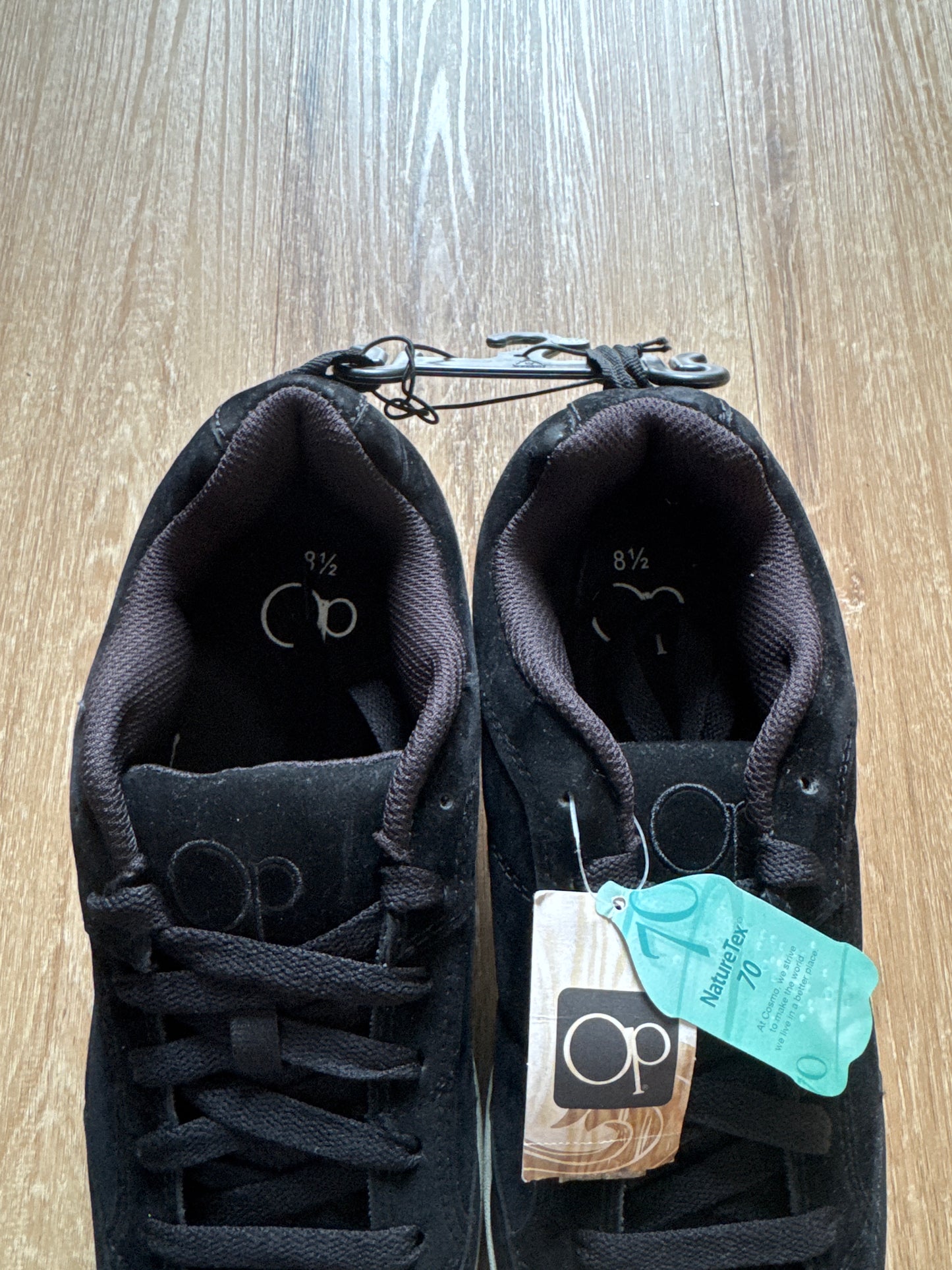 Ocean Pacific Black Suede Bulky Skate Shoes