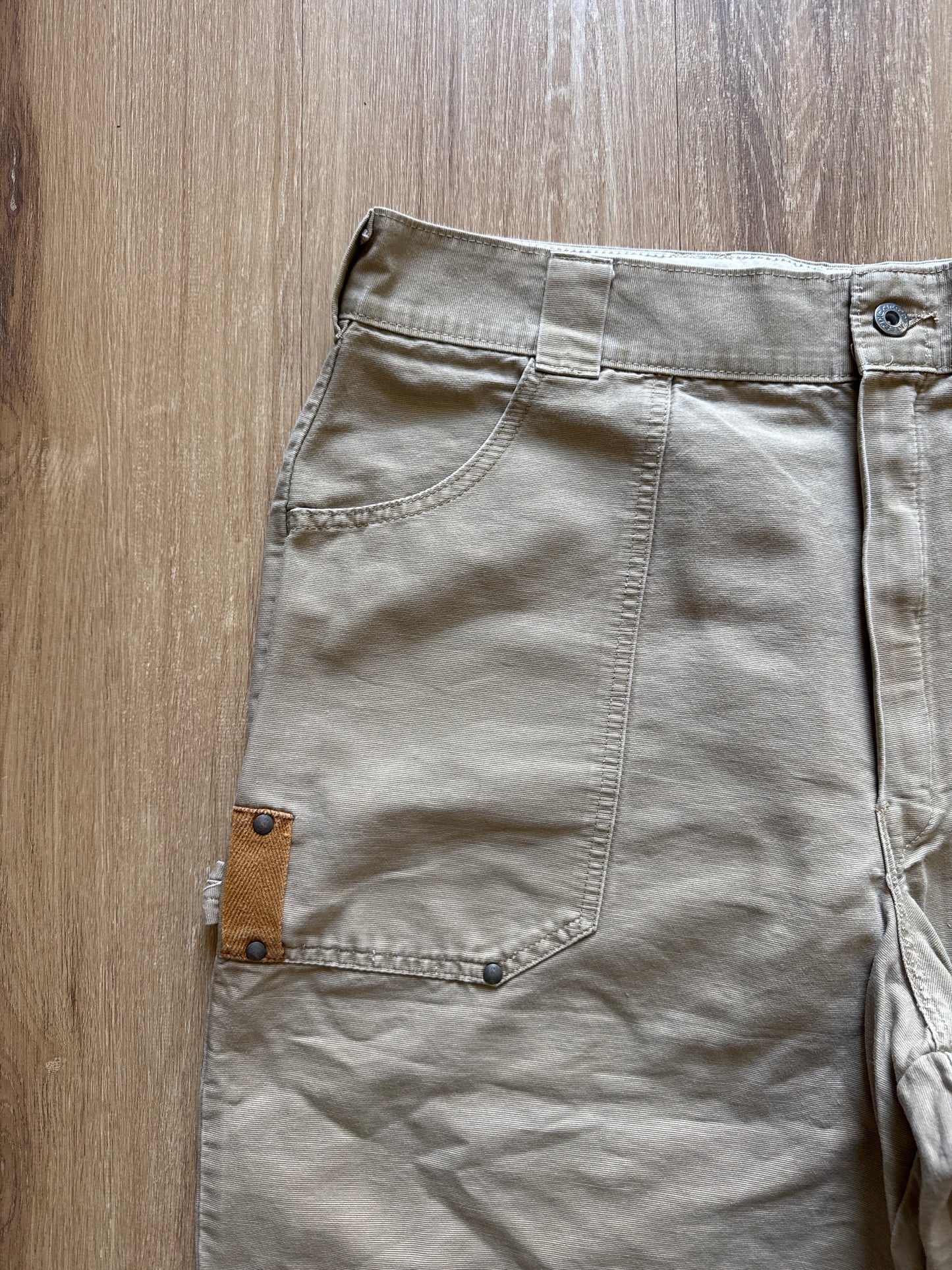 Vintage Dickies Double Knee Tan Carpenter Shorts