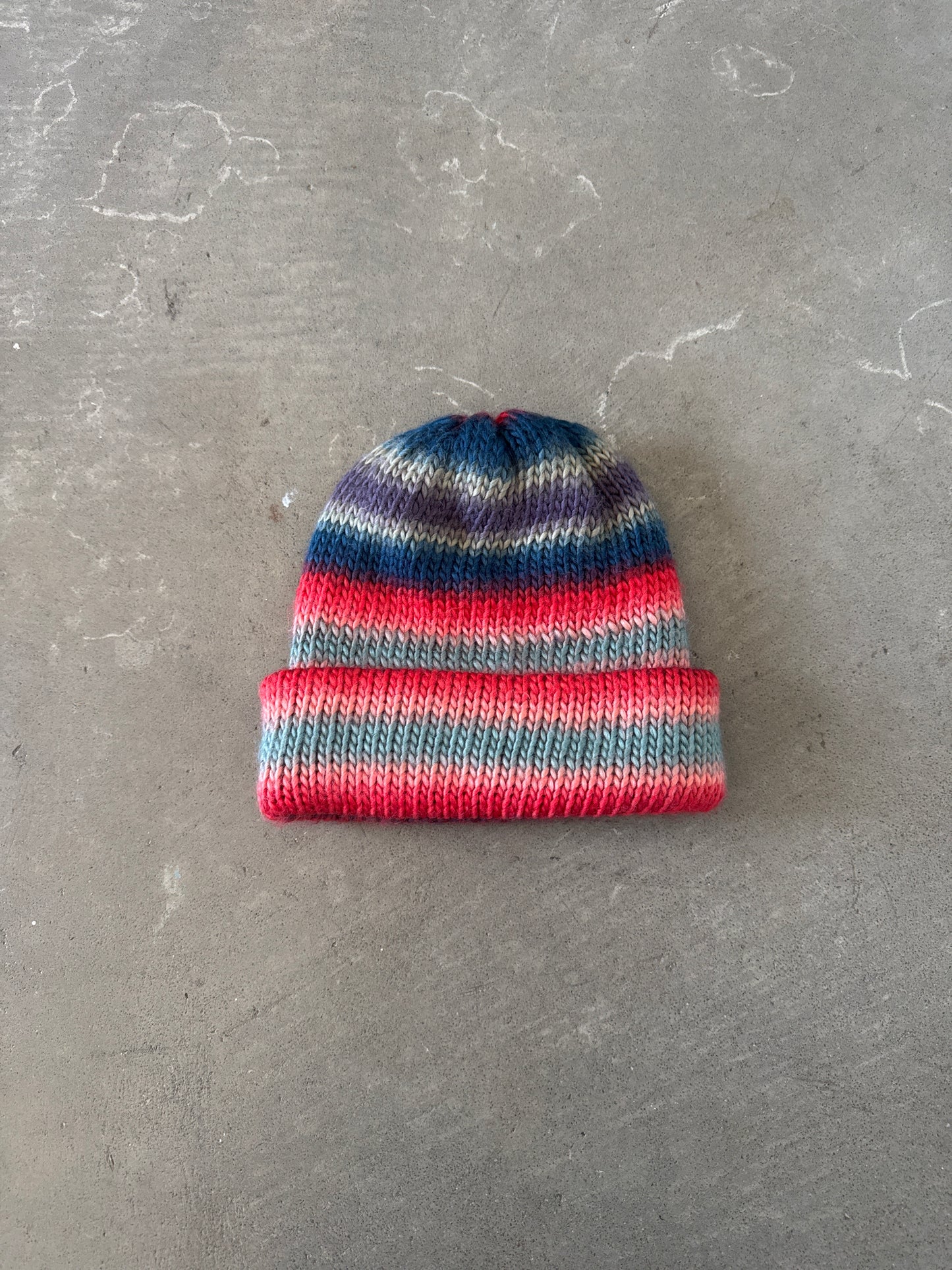 Supreme Ombré Stripe Navy Beanie