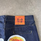 Evisu Japanese Yellow Wave Art Selvedge Denim Jeans
