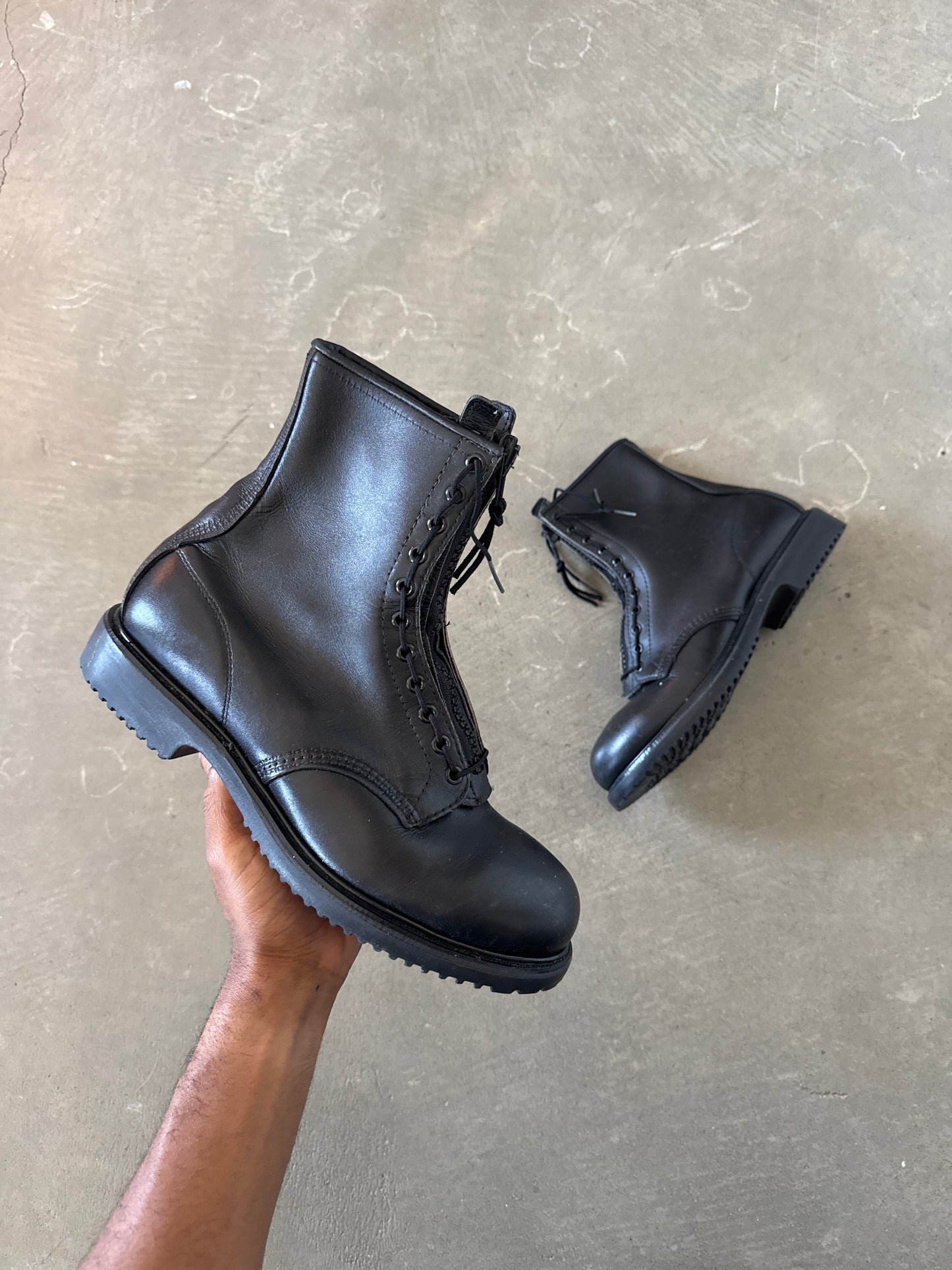 Vintage Red Wing Oil-Resistant Long Wear Non-Marking Urethane Military Boots