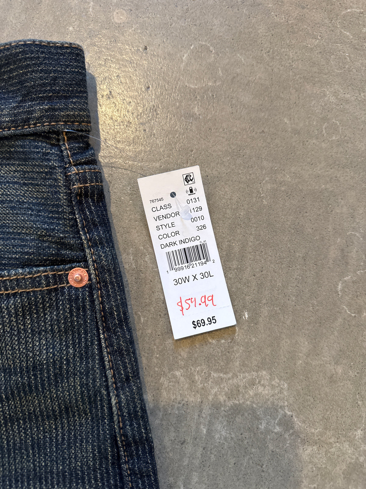 Pacsun Dark Indigo Dylan Baggy Mid Rise Classic Baggy Fit Wide Leg Denim Jeans