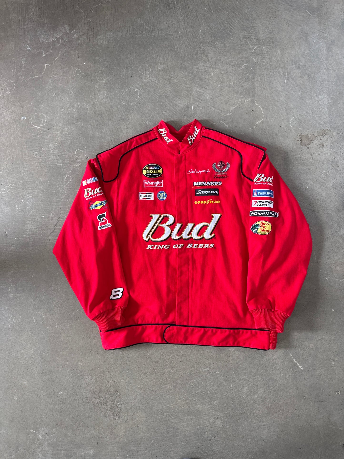 Vintage Nascar Dale Earnhardt Jr. Budweiser Racing Jacket
